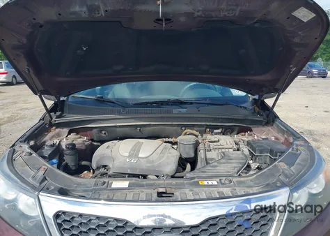 2013 Kia Sorento Lx V6 из США, поврежденный, VIN 5XYKTDA22DG400889